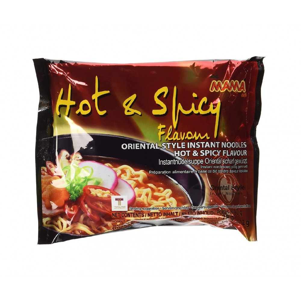 Mama Noodles Hot And Spicy Flavour 5pcs Packet